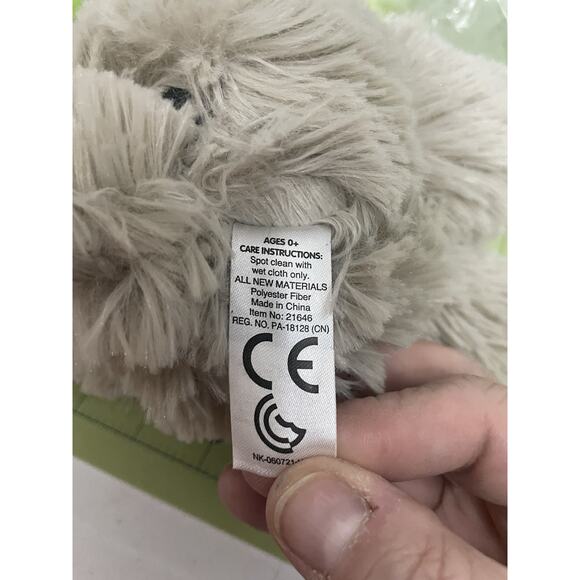 Resoftable Sloth Plush Baby Toy Stuffed Animal Lovey Lovie Brown Head Start - Picture 9 of 9